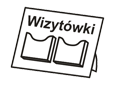 wizytówki dwie kieszenie